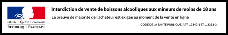 Pictogramme : interdiction de vente d’alcool aux mineurs