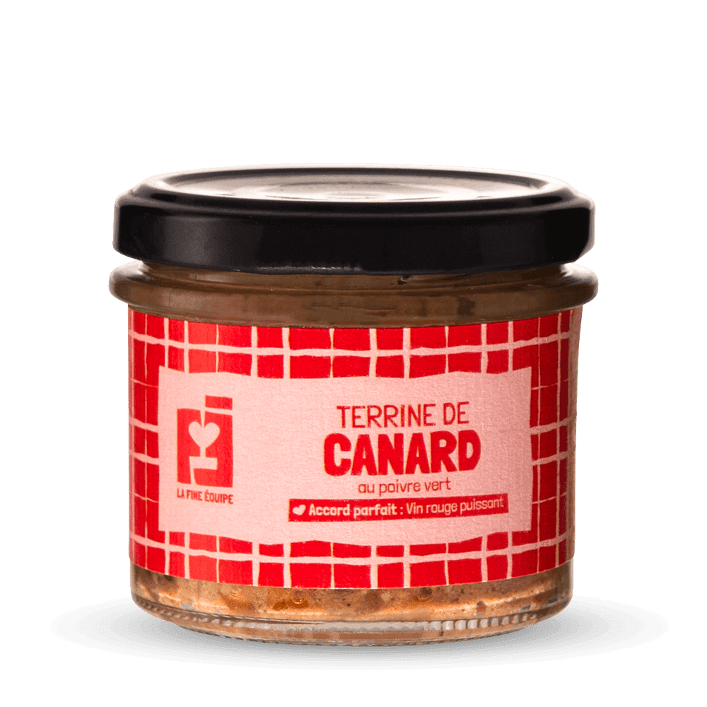 La Fine Equipe - Terrine de Canard au Poivre Vert 90 g