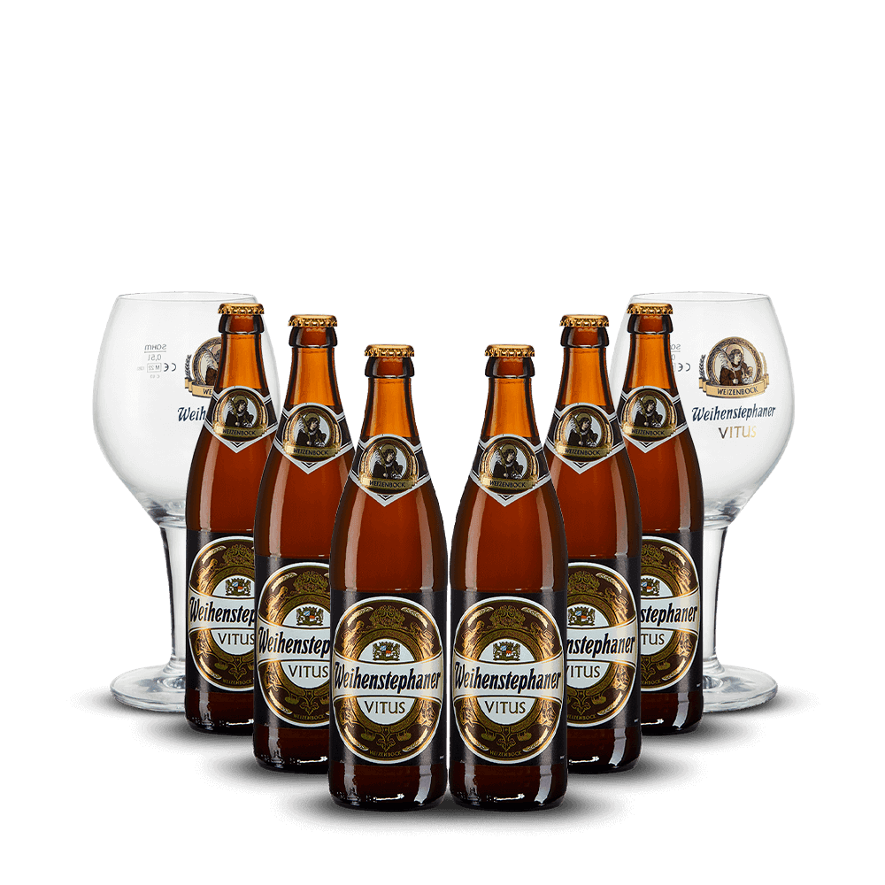 Pack 6 Bières Vitus + 2 Verres