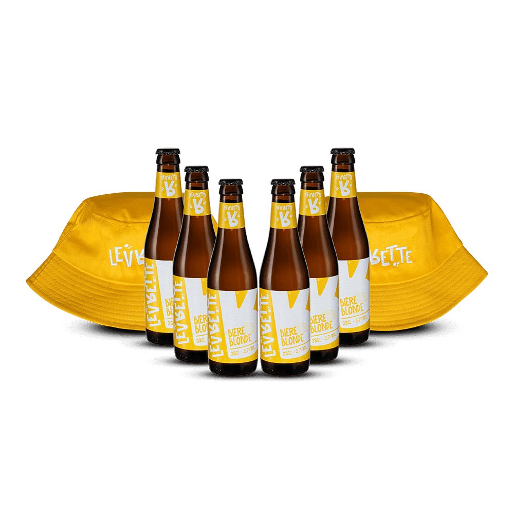 Pack 6 Bières Levrette Blonde + 2 Bobs Jaunes