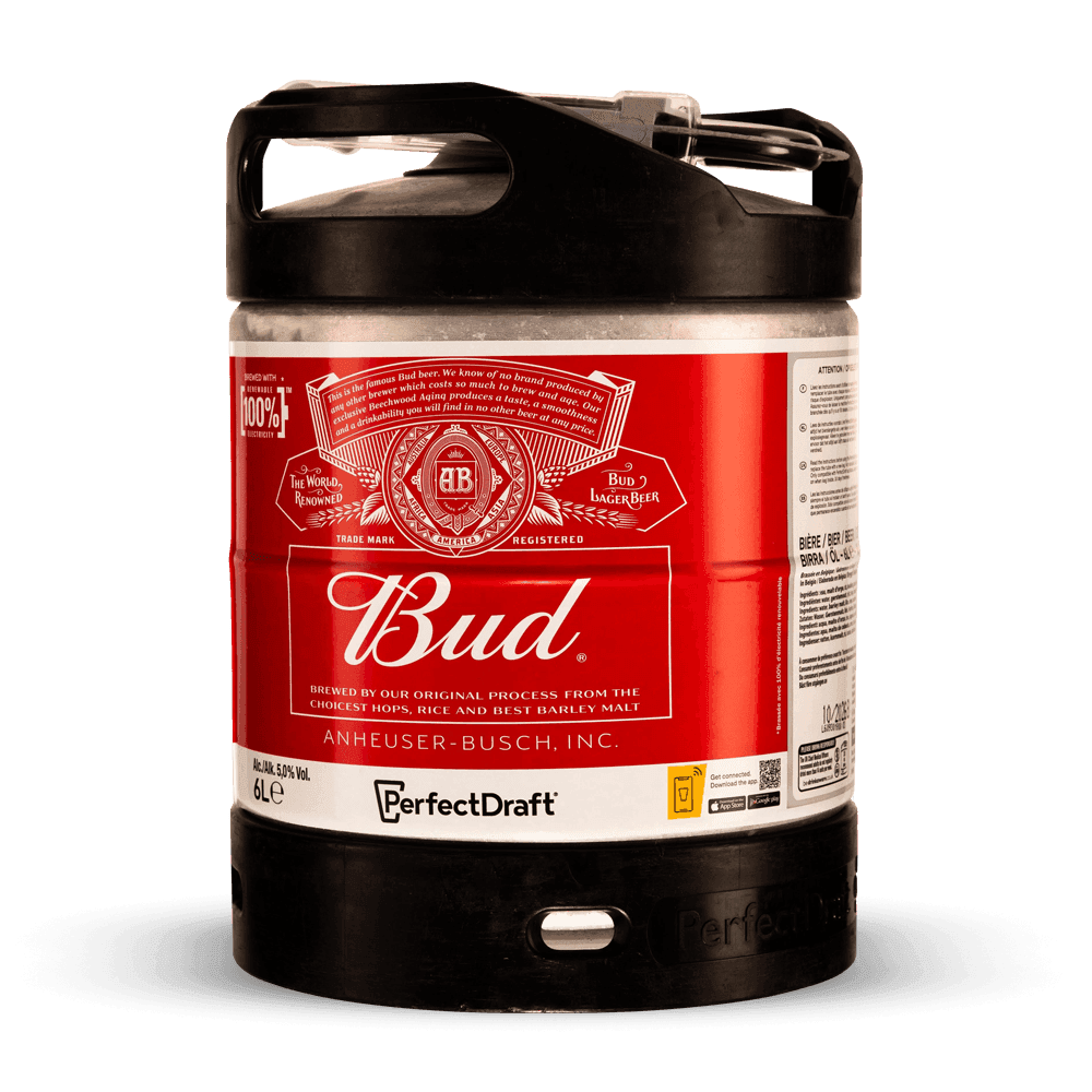 Mini-fût Bud 6 l