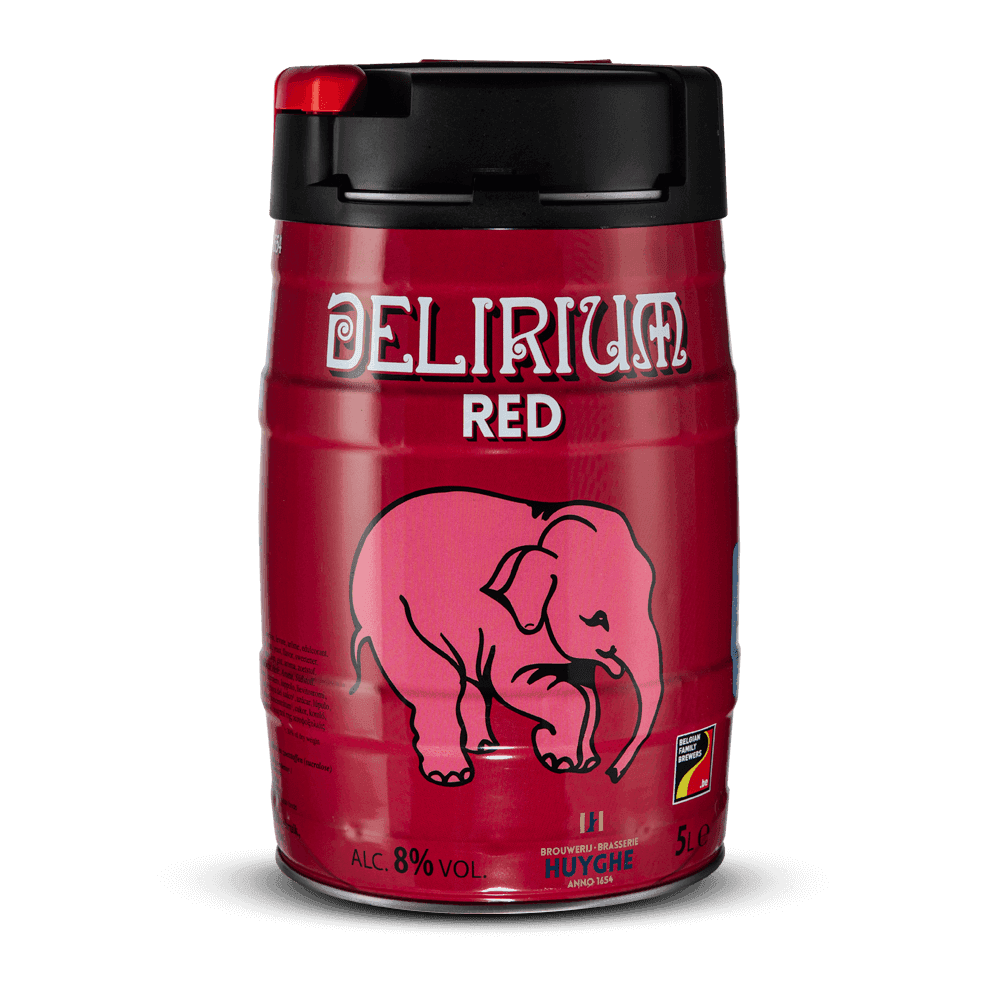 Mini-fût Delirium Red 5L