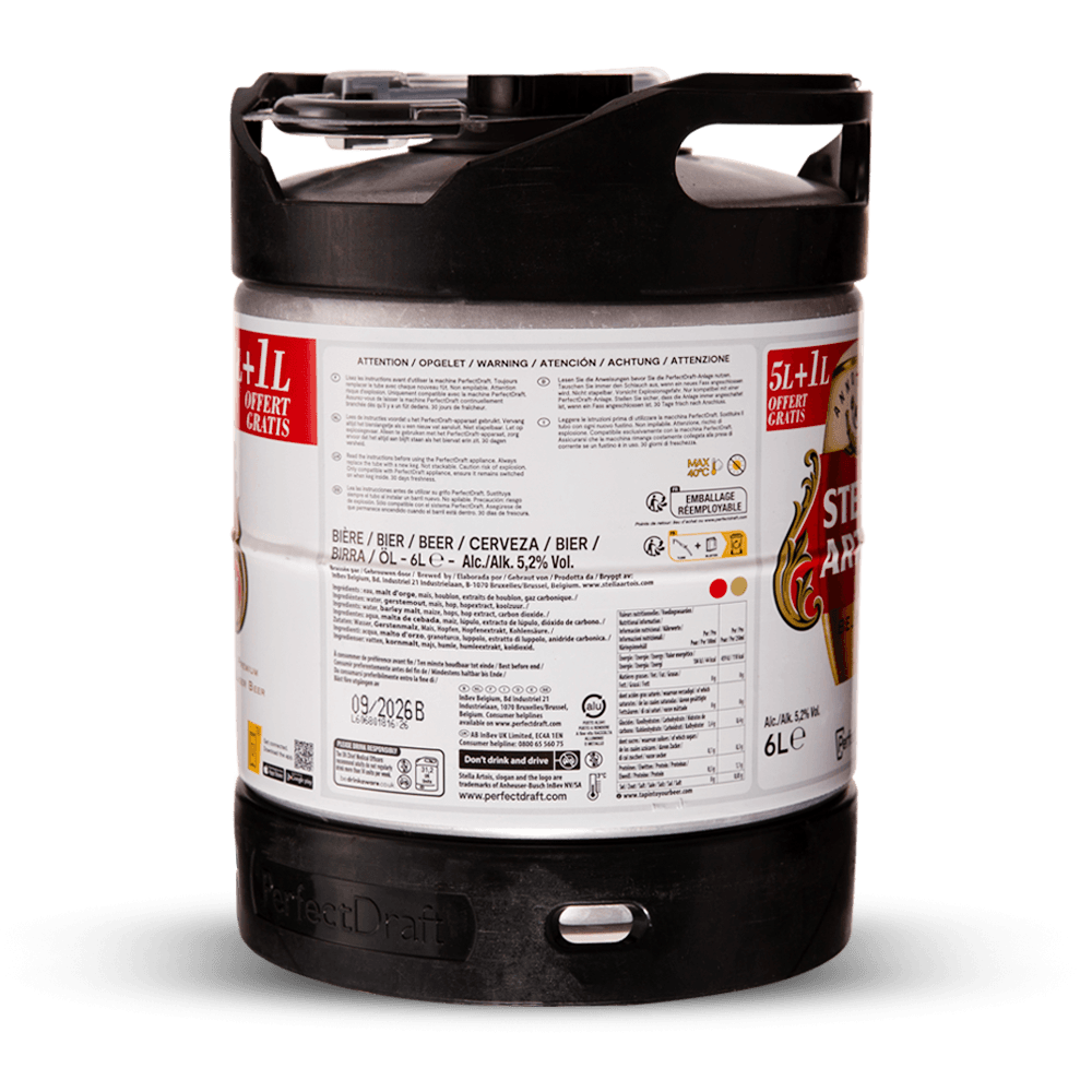 Mini Fût Stella 5+1 6L