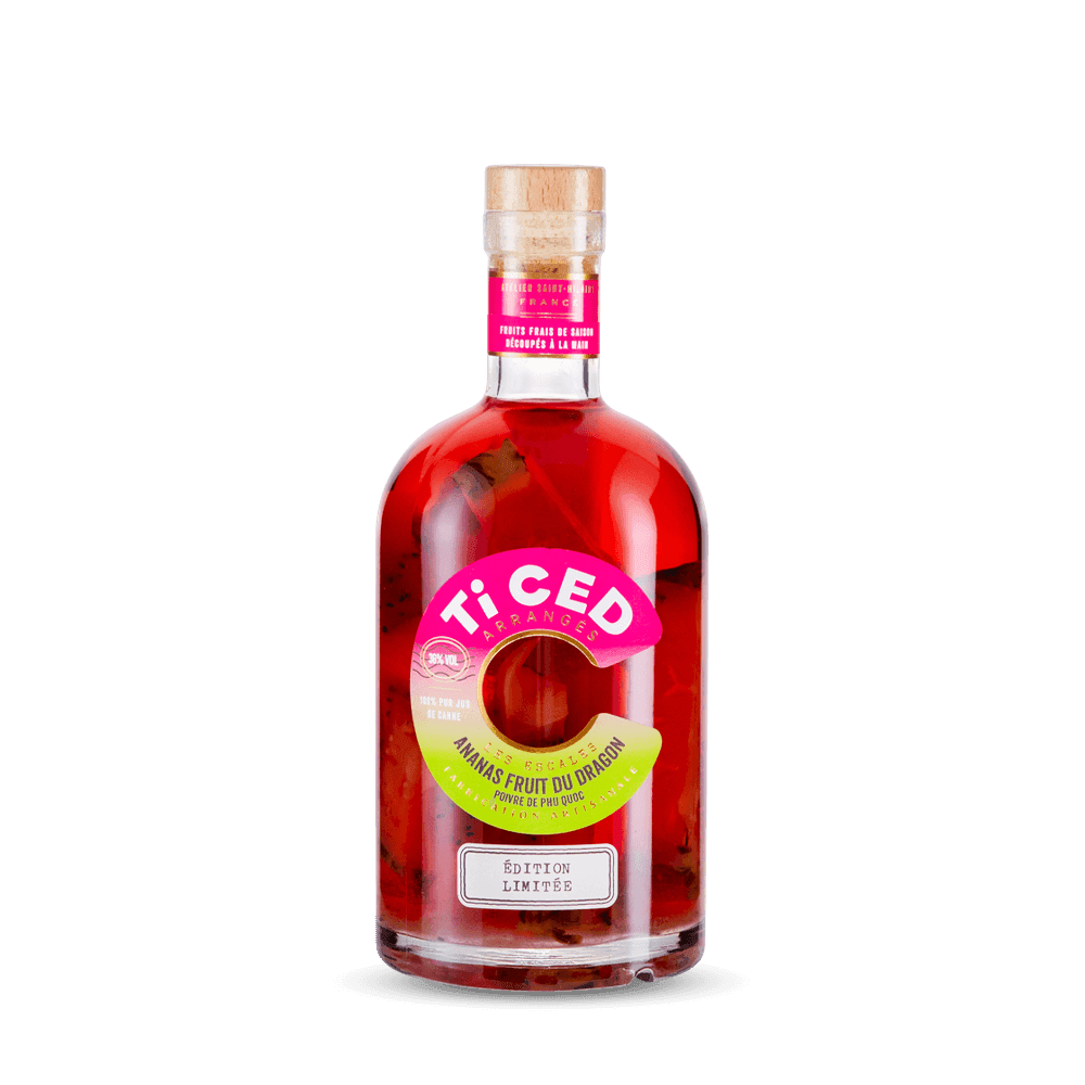 Ti Ced les Escales - Ananas Fruit du Dragon Poivre de Phu Quoc 36%