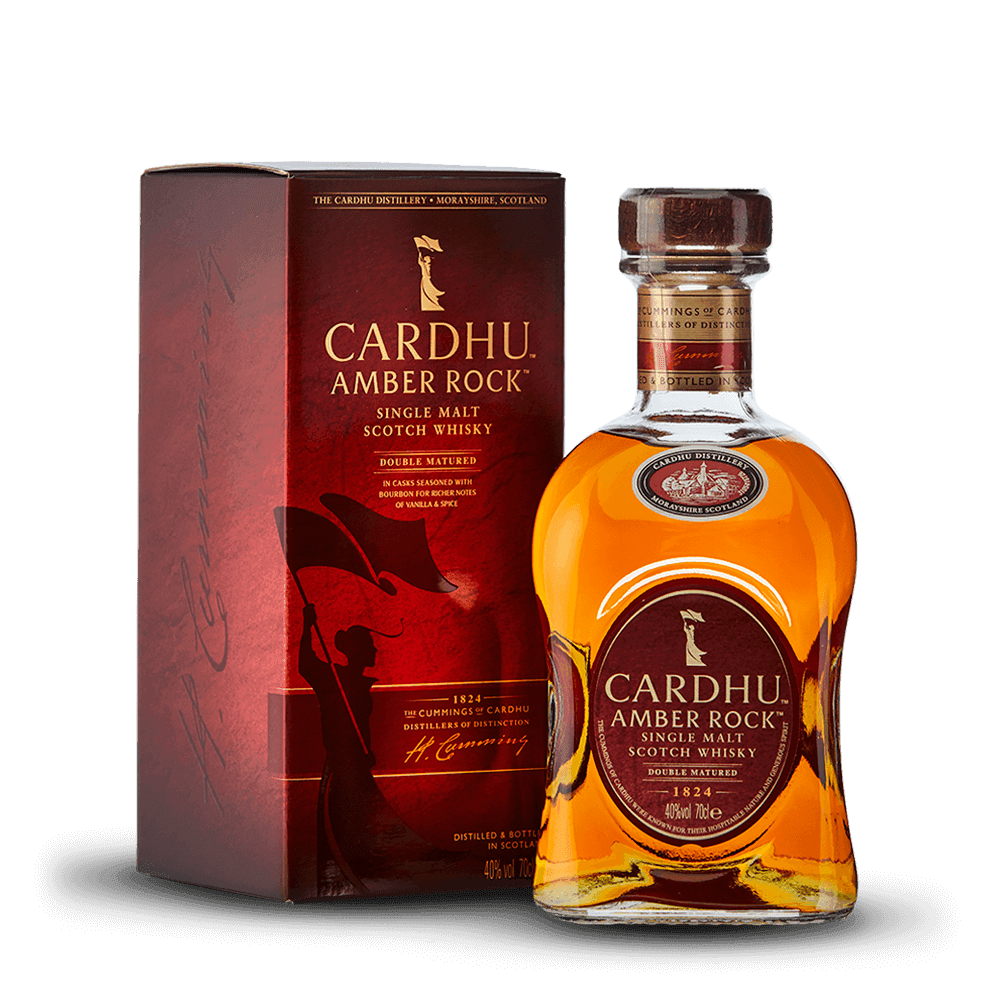 Cardhu Amber Rock 40% + étui