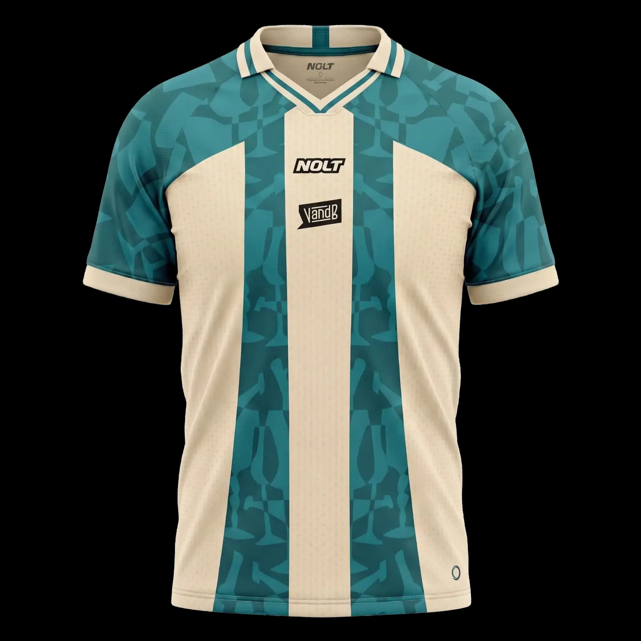Maillot de foot Unisexe Vert Nolt V and B - Taille XS