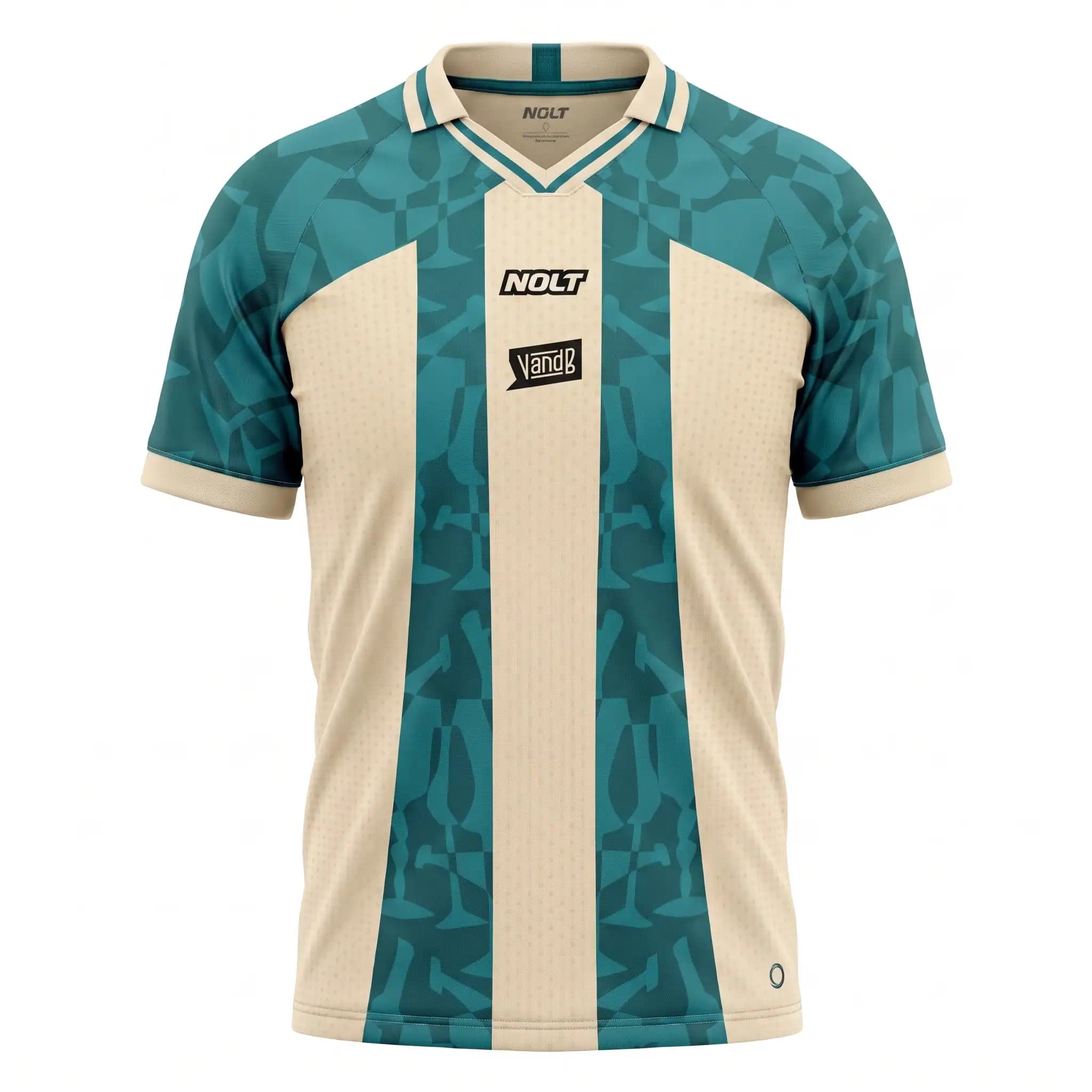 Maillot de foot Unisexe Vert Nolt V and B - Taille XL