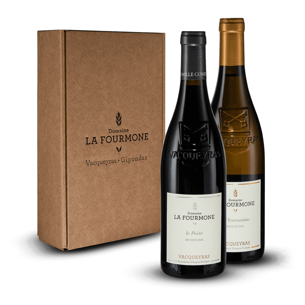 Coffret 2 Bouteilles Vacqueyras - Domaine La Fourmone