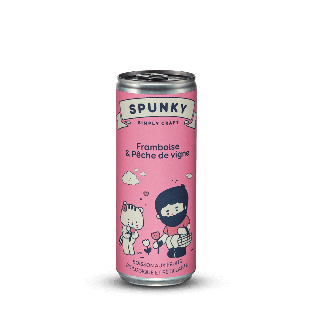 Spunky Framboise / Pêche de Vigne 25 cl
