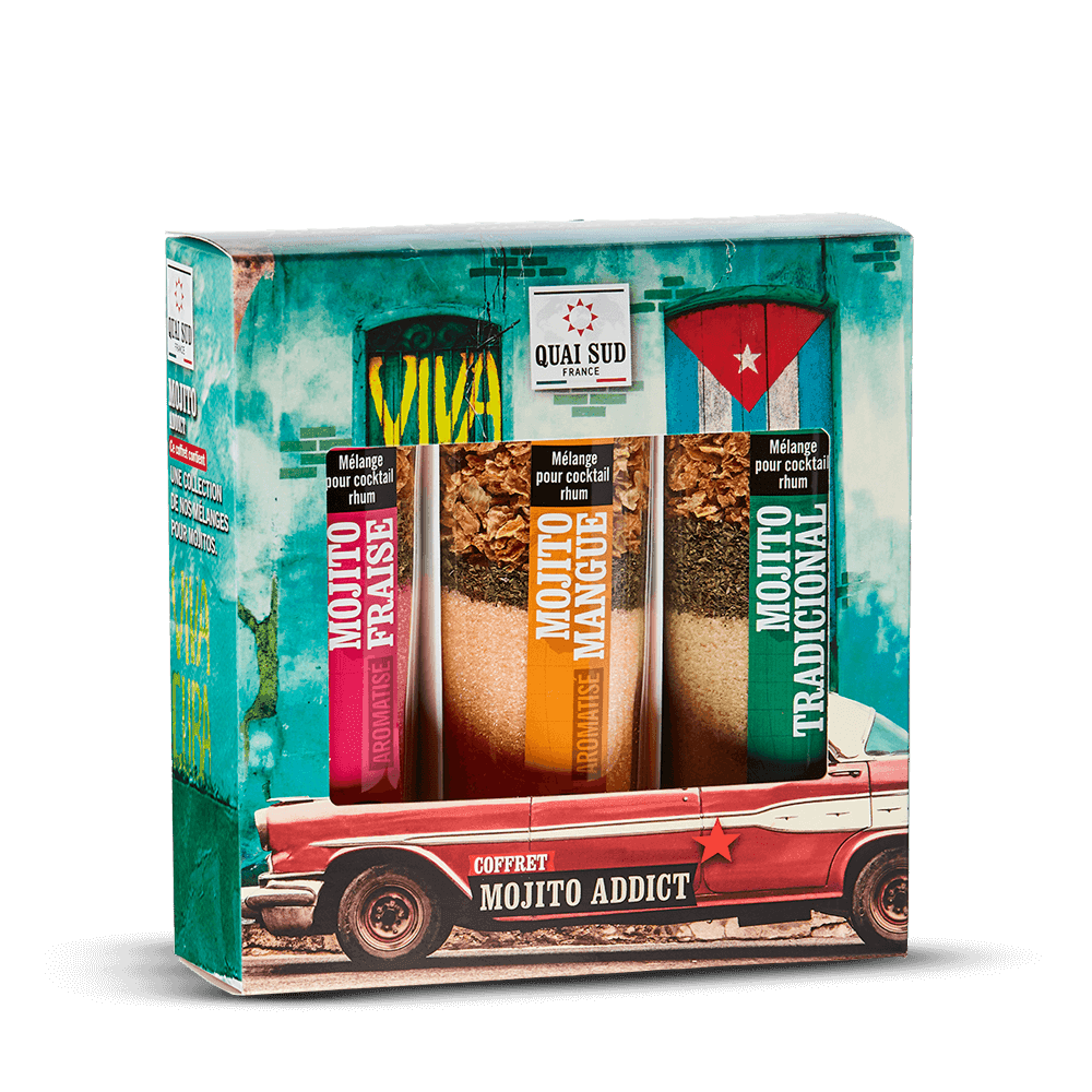 Mélange Mojito Addict x3 en verres