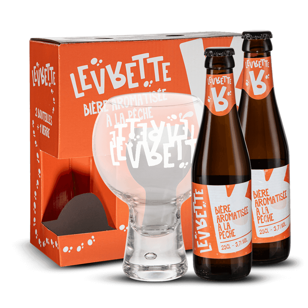 Coffret Levrette aromatisée pêche