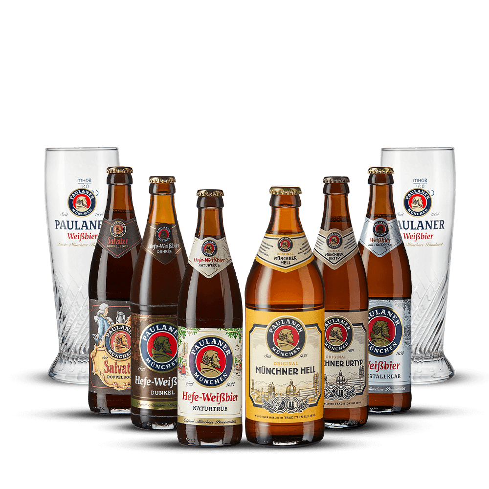 Pack 6 Bières Paulaner + 2 Verres