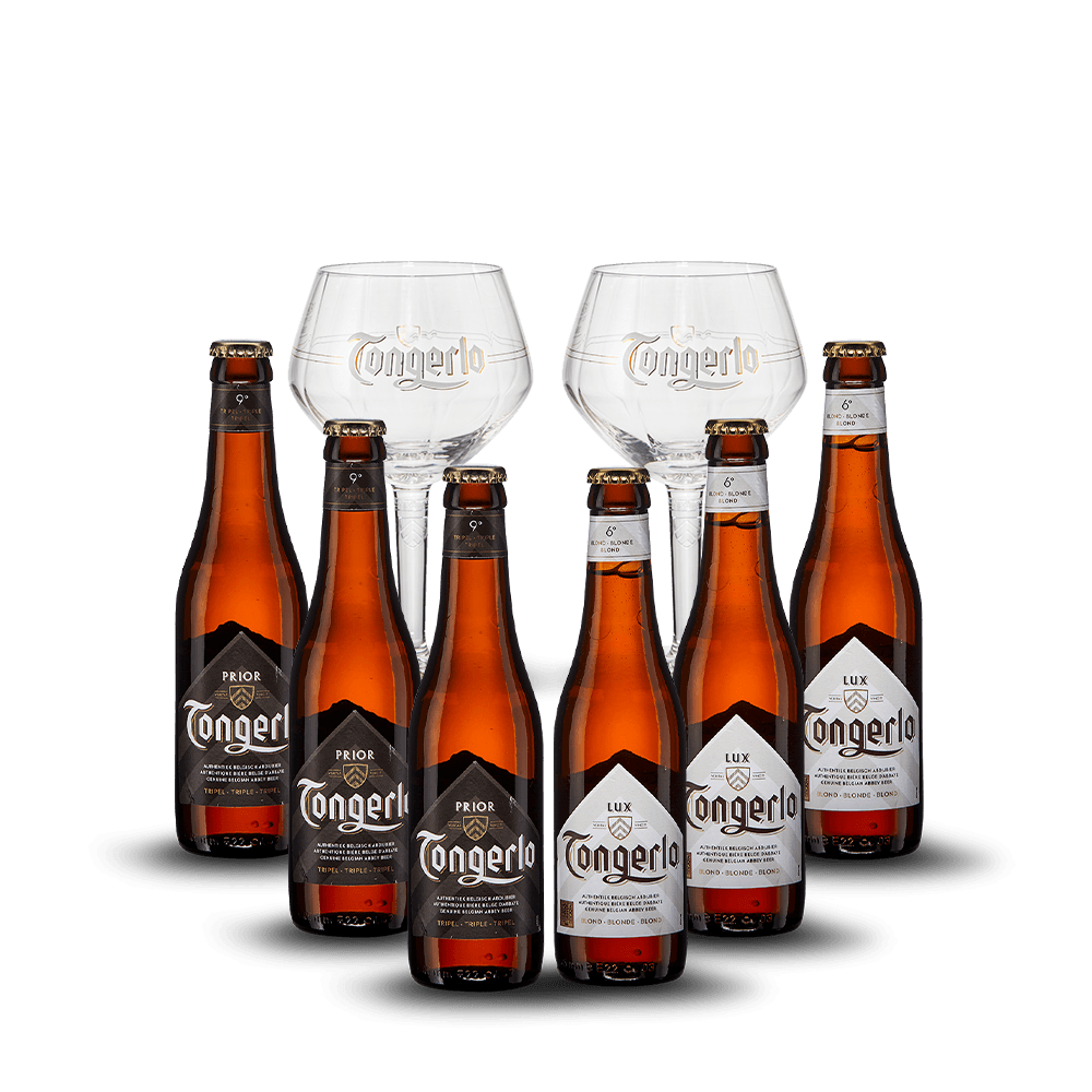 Pack 6 Bières Tongerlo + 2 Verres