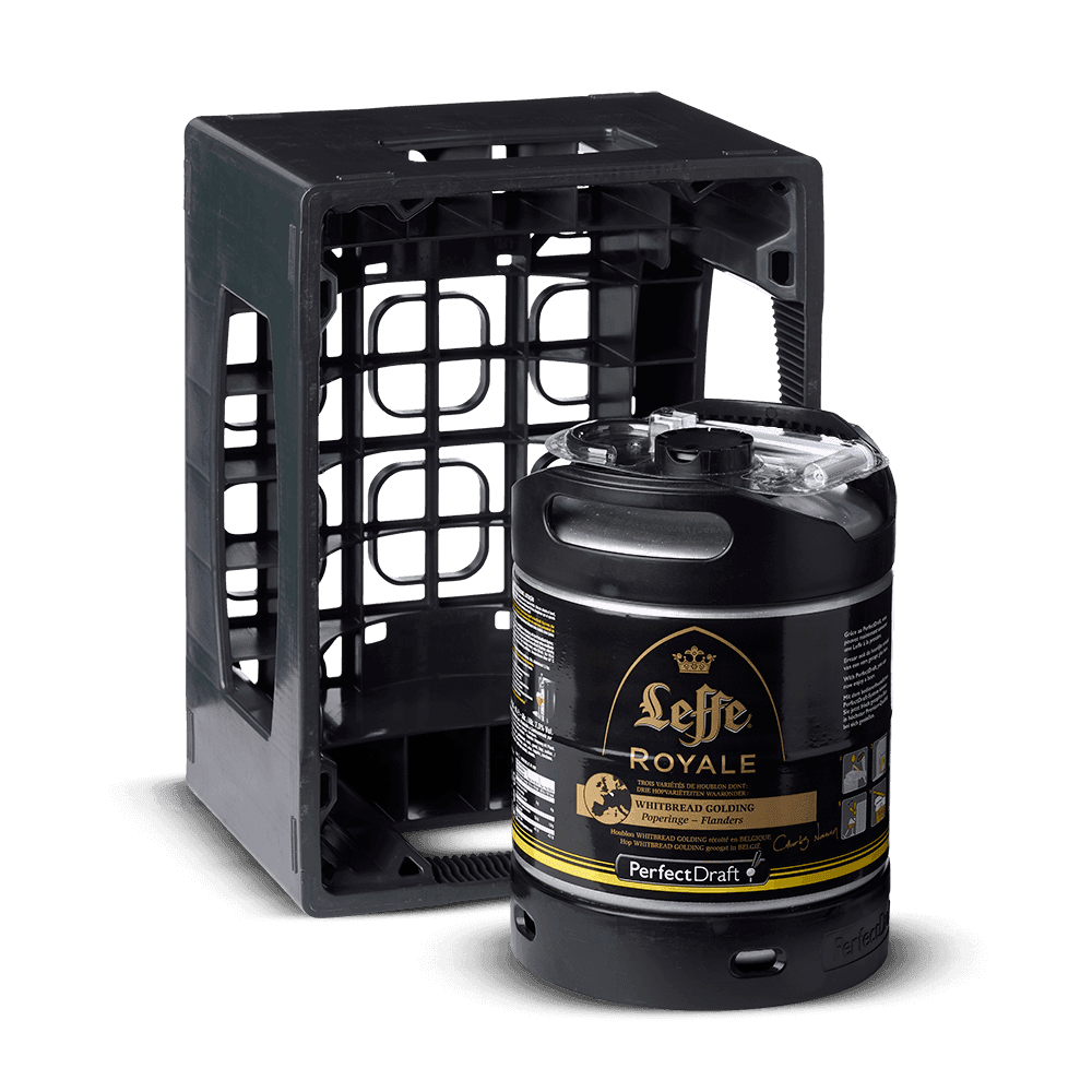 Photo — Mini-fût Leffe Royale Whitbread Golding 6L
