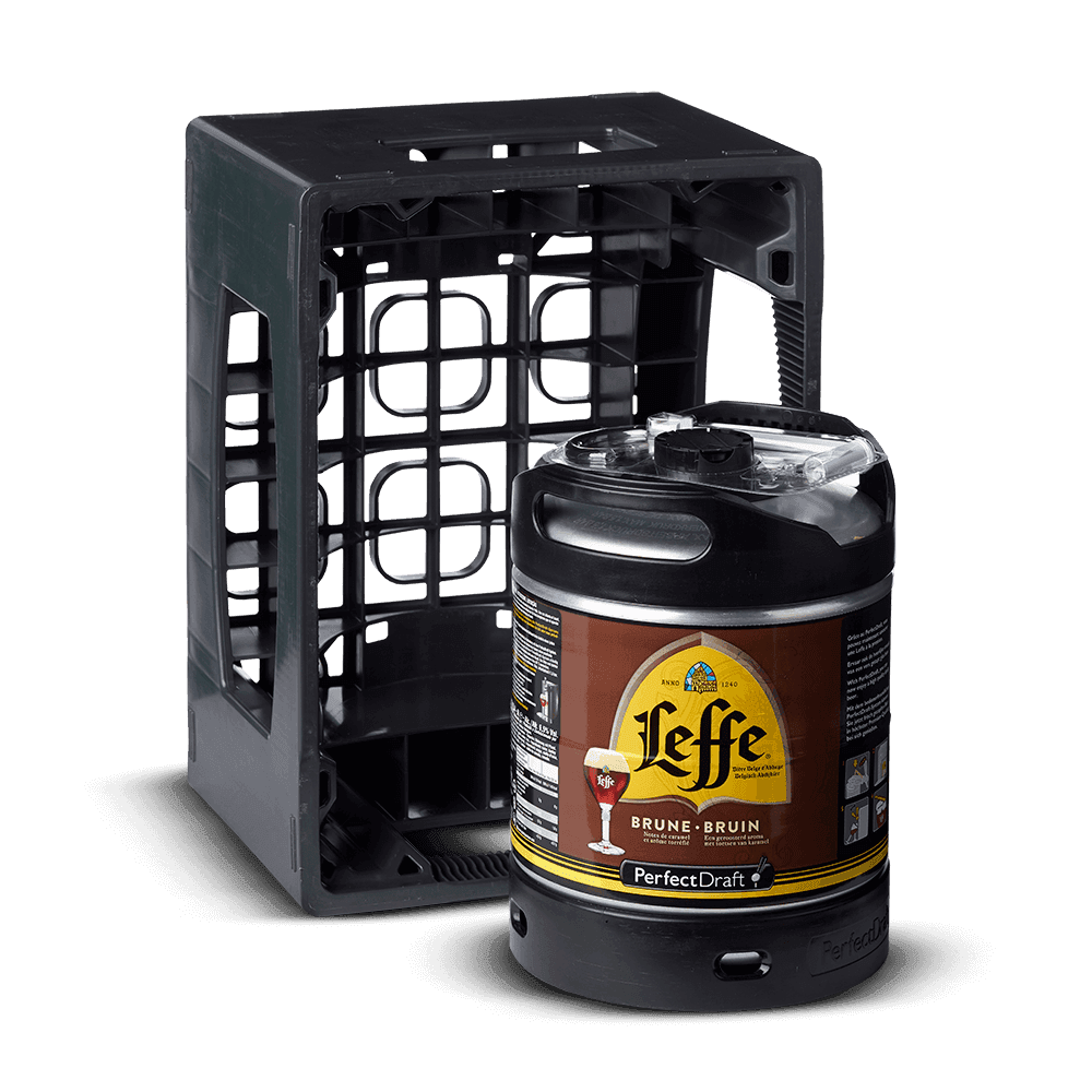 Mini-fût Leffe Brune 6L