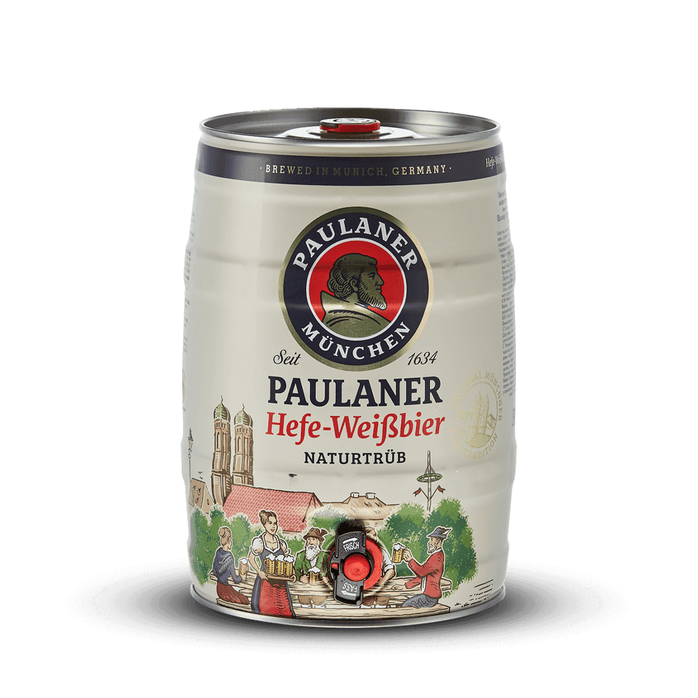Mini Fut Paulaner Weissbier Naturtrub 5 l