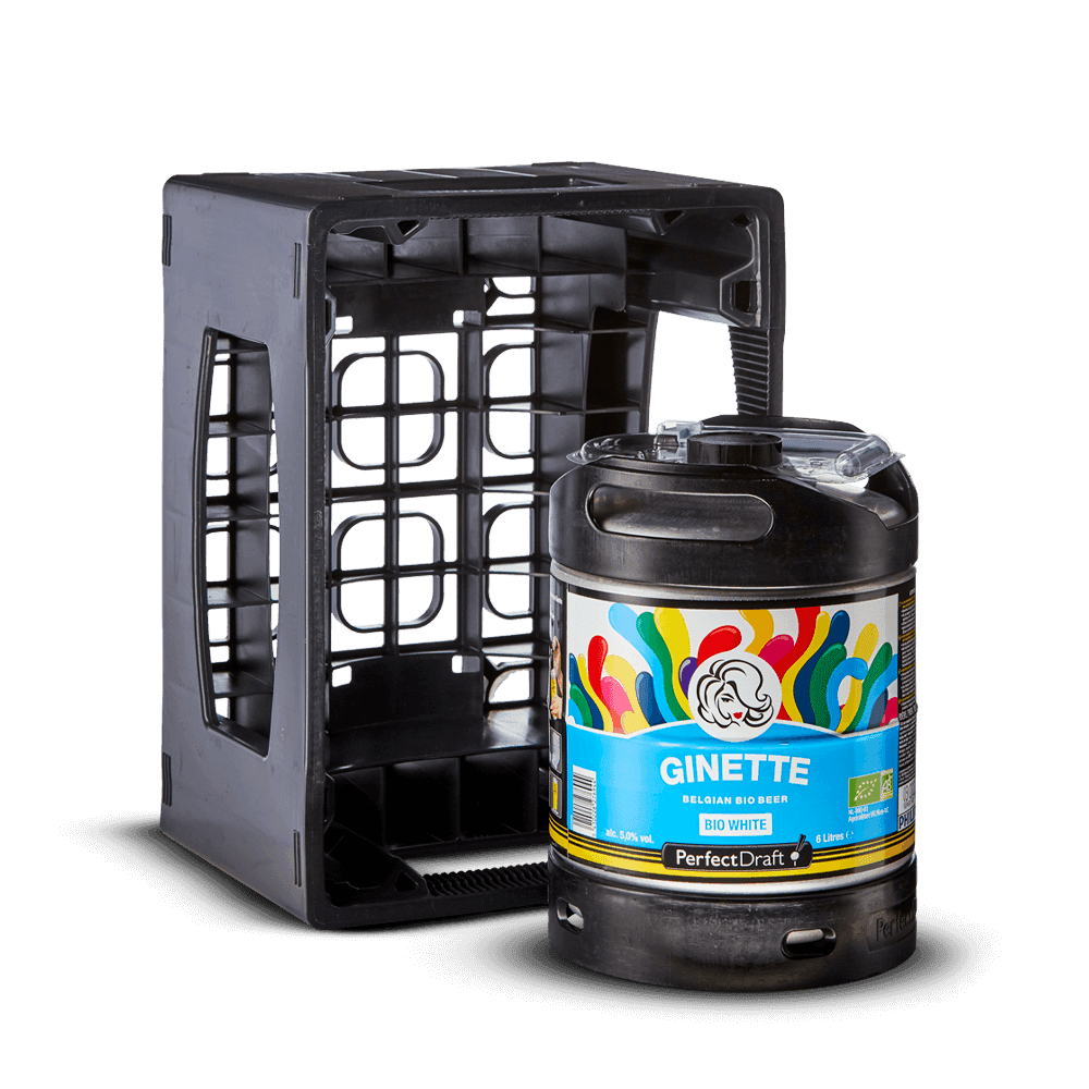 Mini-Fût Ginette Blanche 6 l