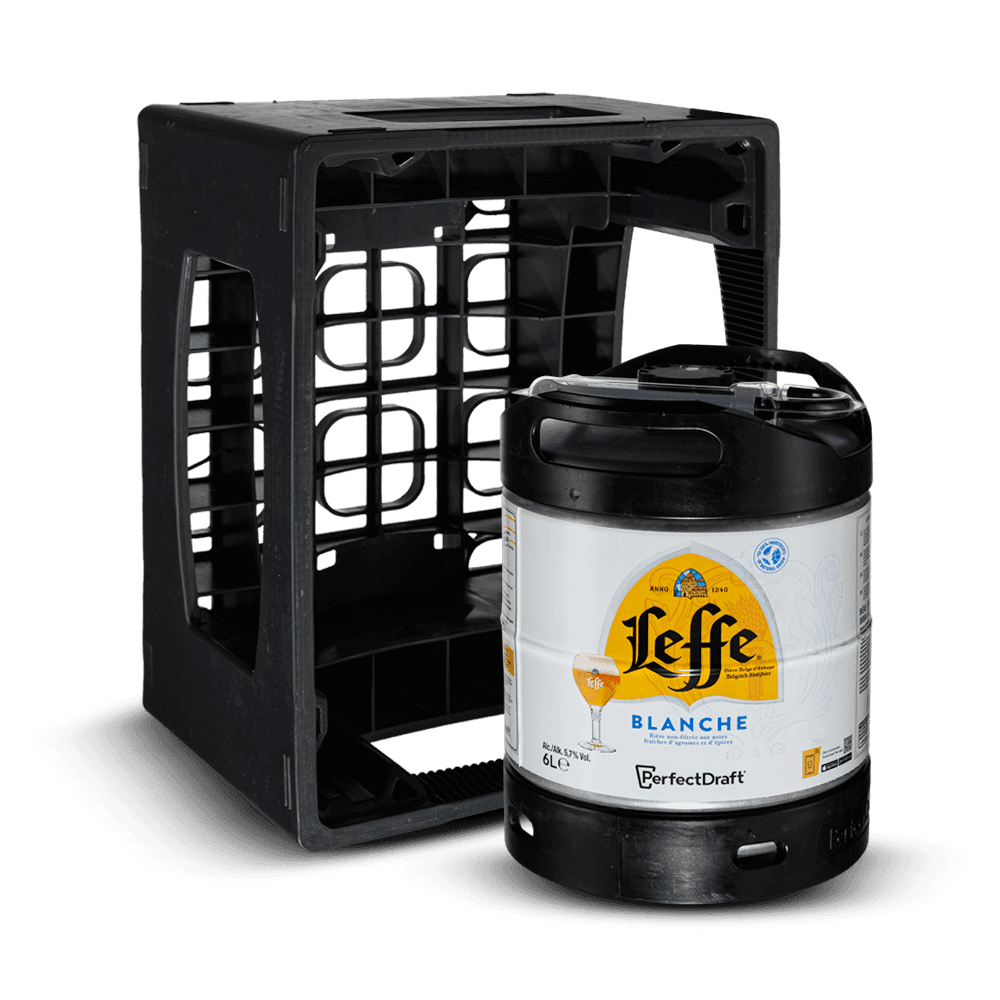 Mini fût Leffe Blanche 6 l