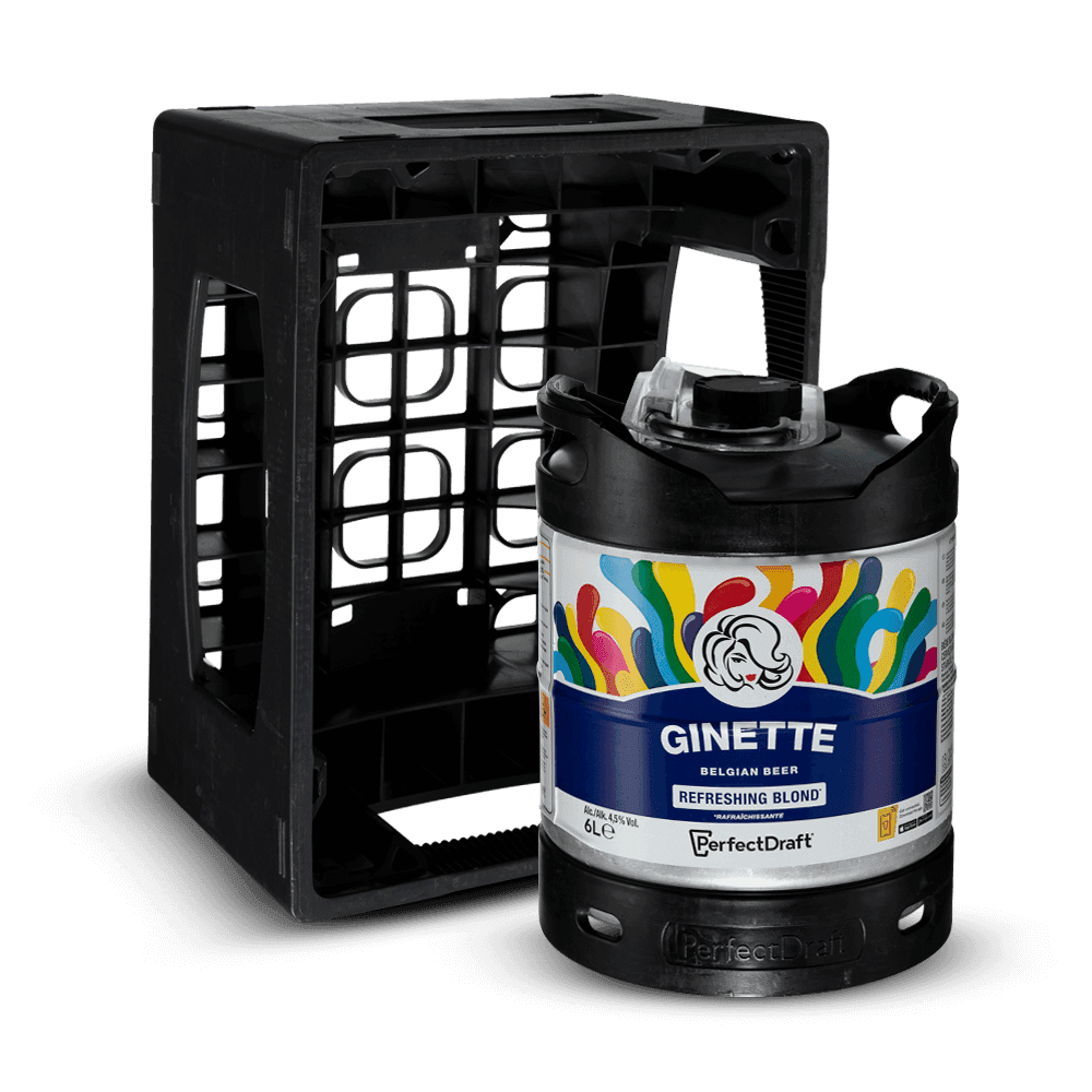 Mini-fût Ginette Refreshing Blond 6 l