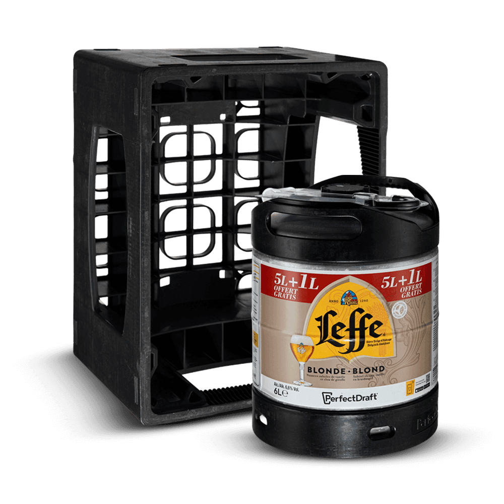 Mini-fût Leffe Blonde 5+1 6L
