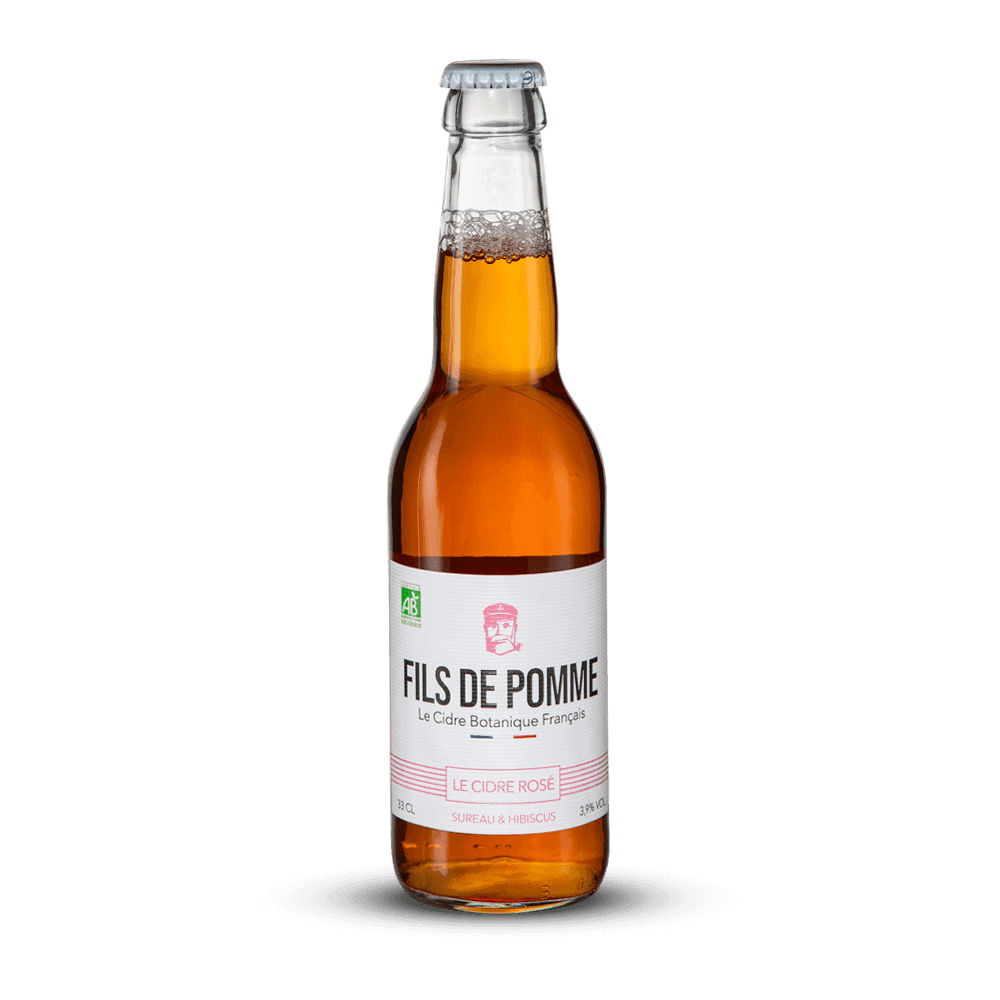 Fils de Pomme Cidre Rosé - La Coquette 33 cl