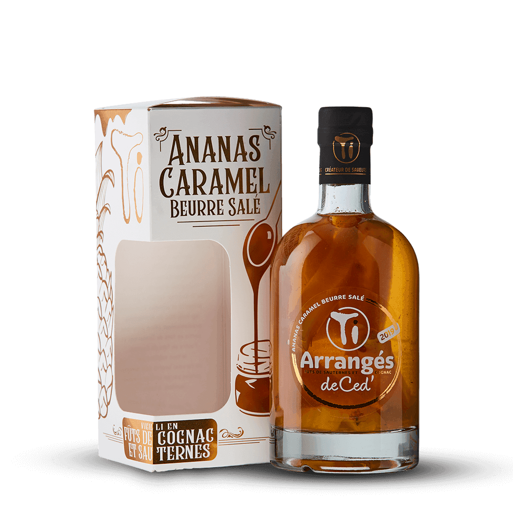 Ti Ced Les Vieillis - Ananas Caramel Beurre Salé 32% 70CL