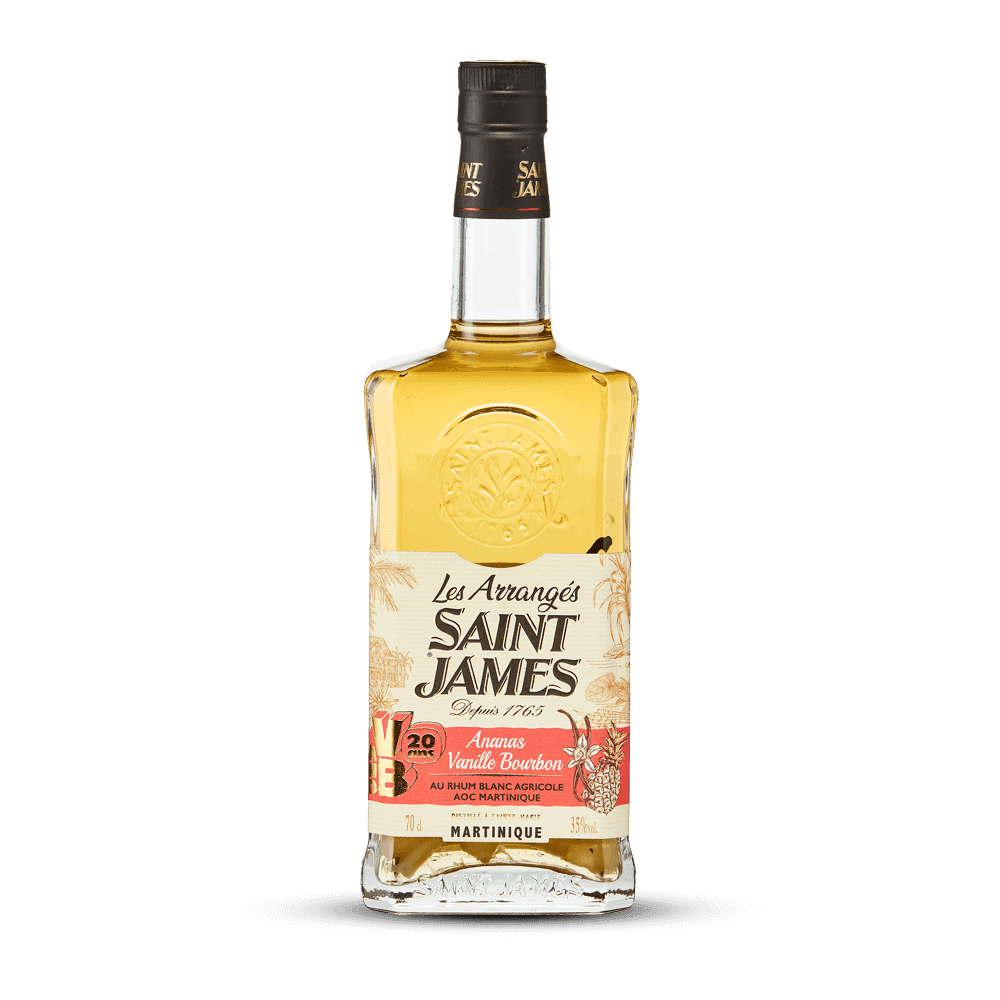 Photo 1 — Saint James Arrangé Ananas Vanille Bourbon 20 Ans V And B 35%