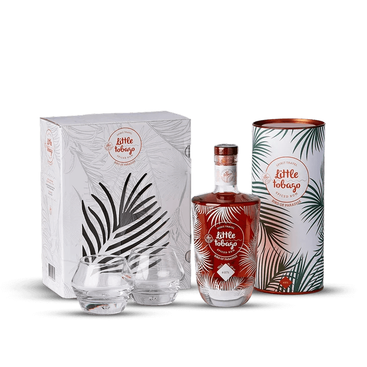 Coffret Little Tobago Bird of Paradise + 2 verres 40%