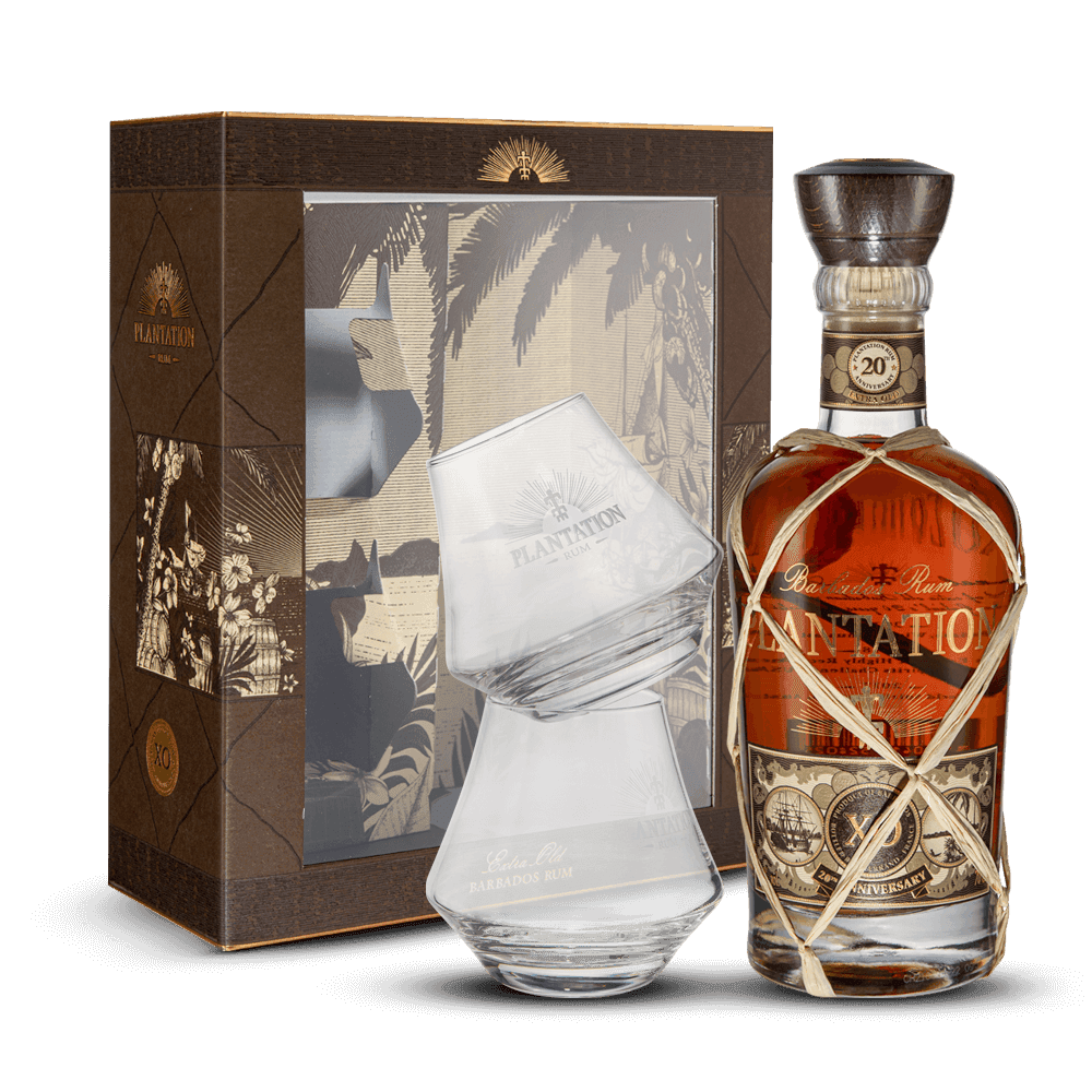 Coffret Plantation XO 20th Anniversary + 2 Verres