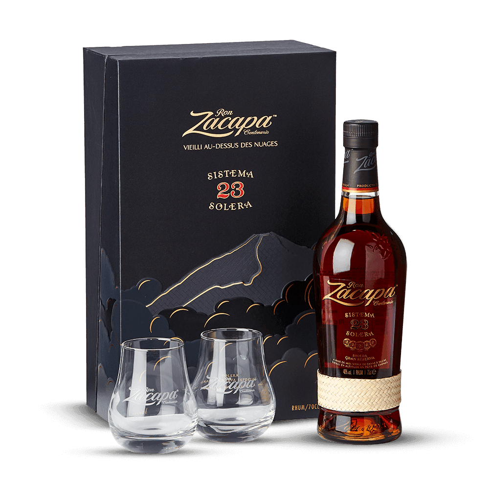 Coffret Zacapa 23 ans + 2 verres