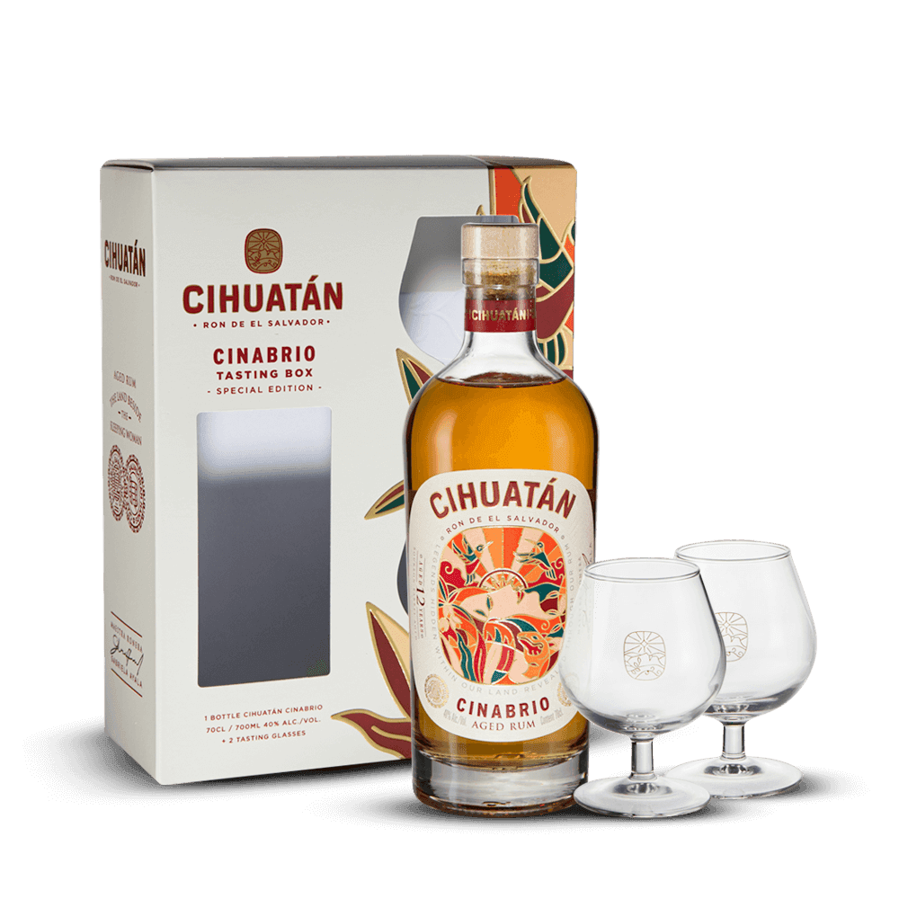 Coffret Cihuatan 12 ans + 2 Verres 40%