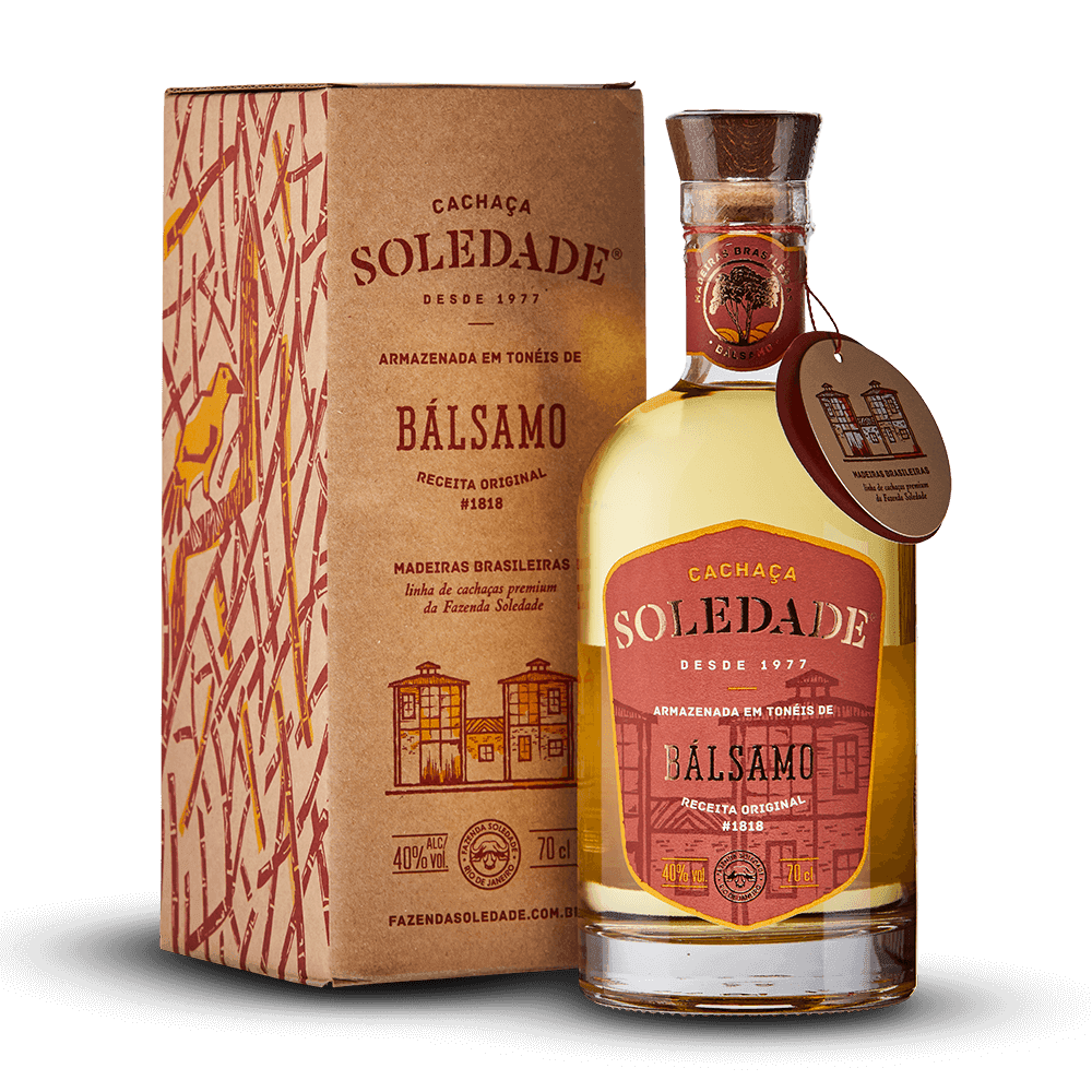 Cachaca Soledade Balsamo 40% + Etui