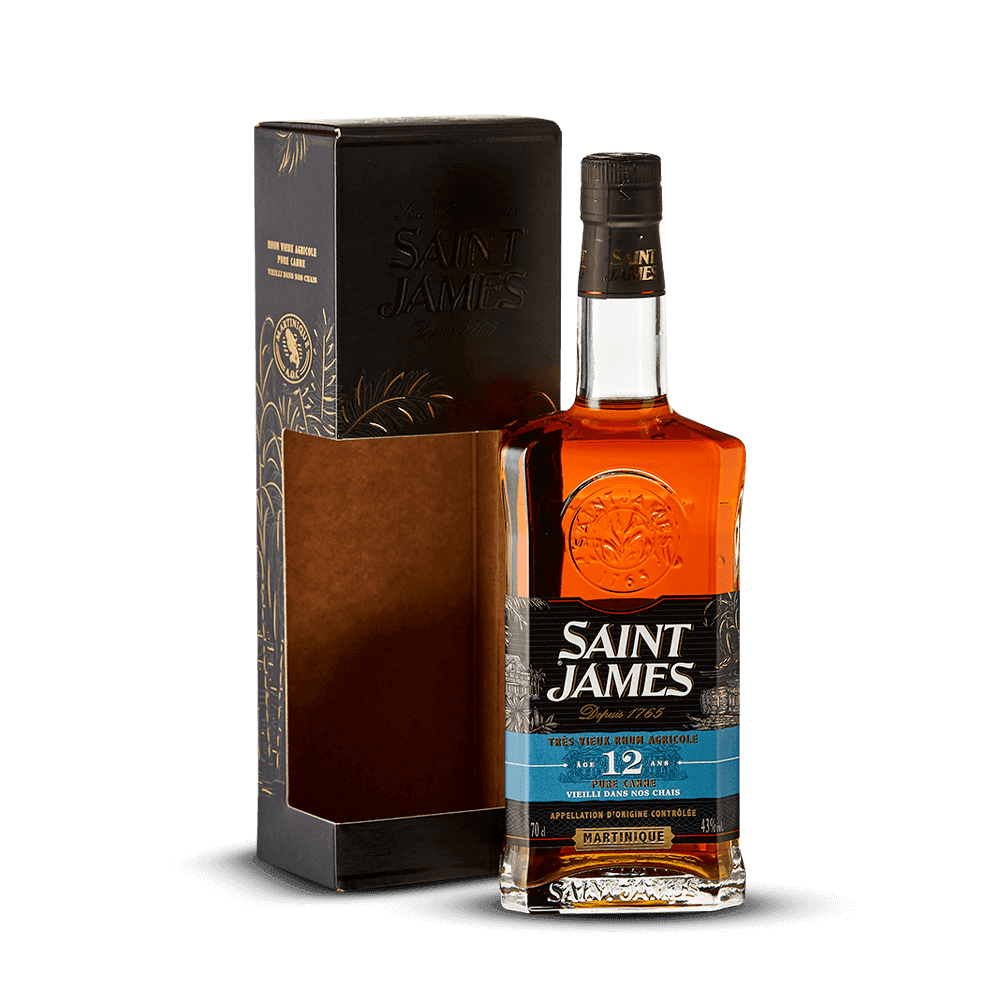 Saint James Très Vieux 12 Ans 43% + Etui