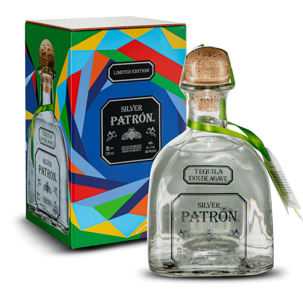 Patron Silver 40% + Etui Métal