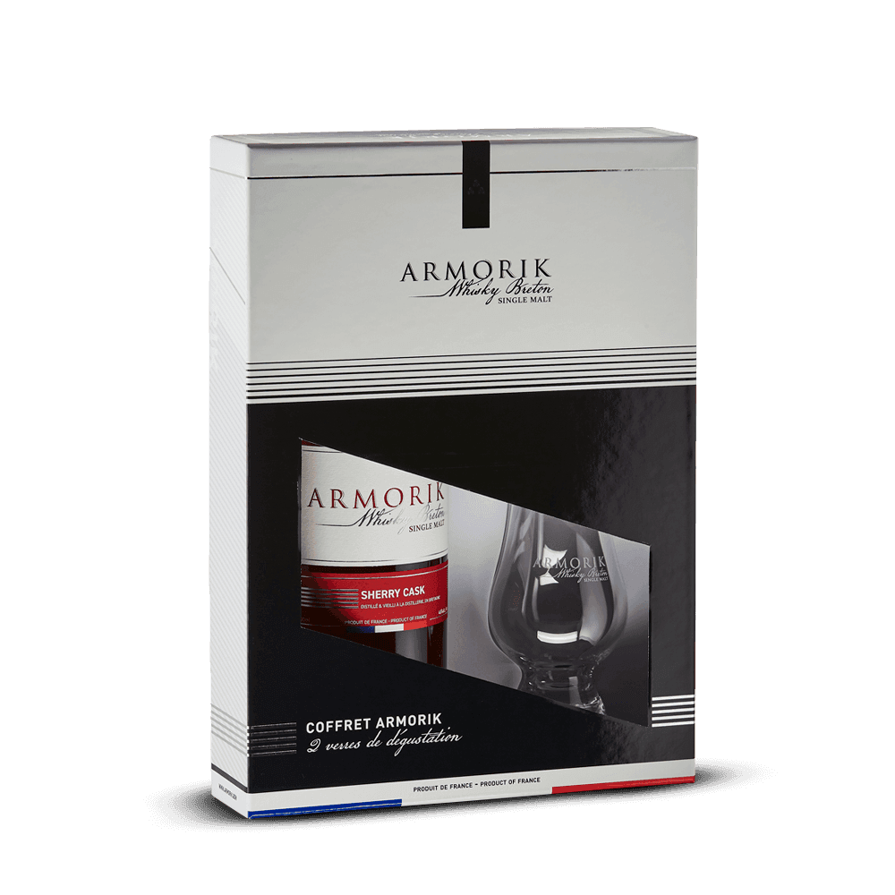 Coffret Armorik Sherry + 2 verres