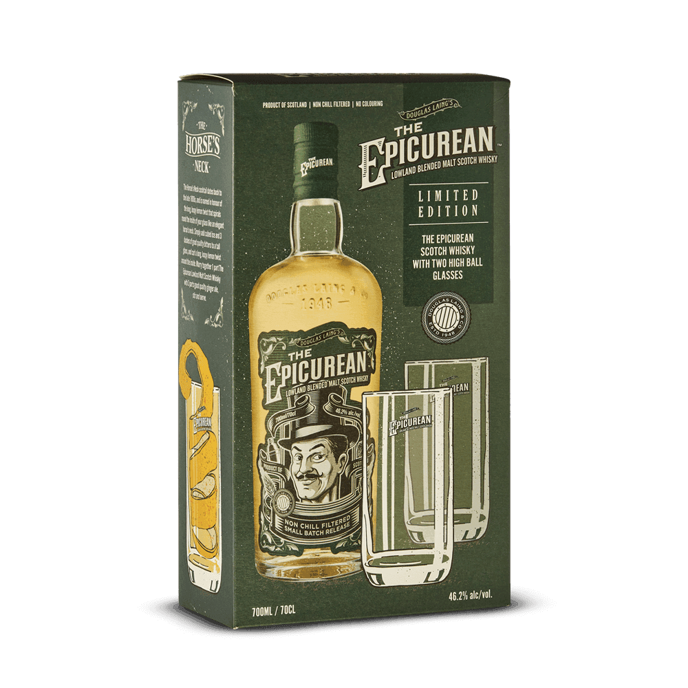 Coffret The Epicurean + 2 Verres 46,2%