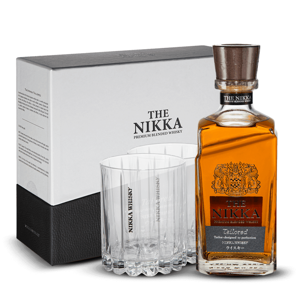 Coffret Nikka Tailored 43% + 2 Verres