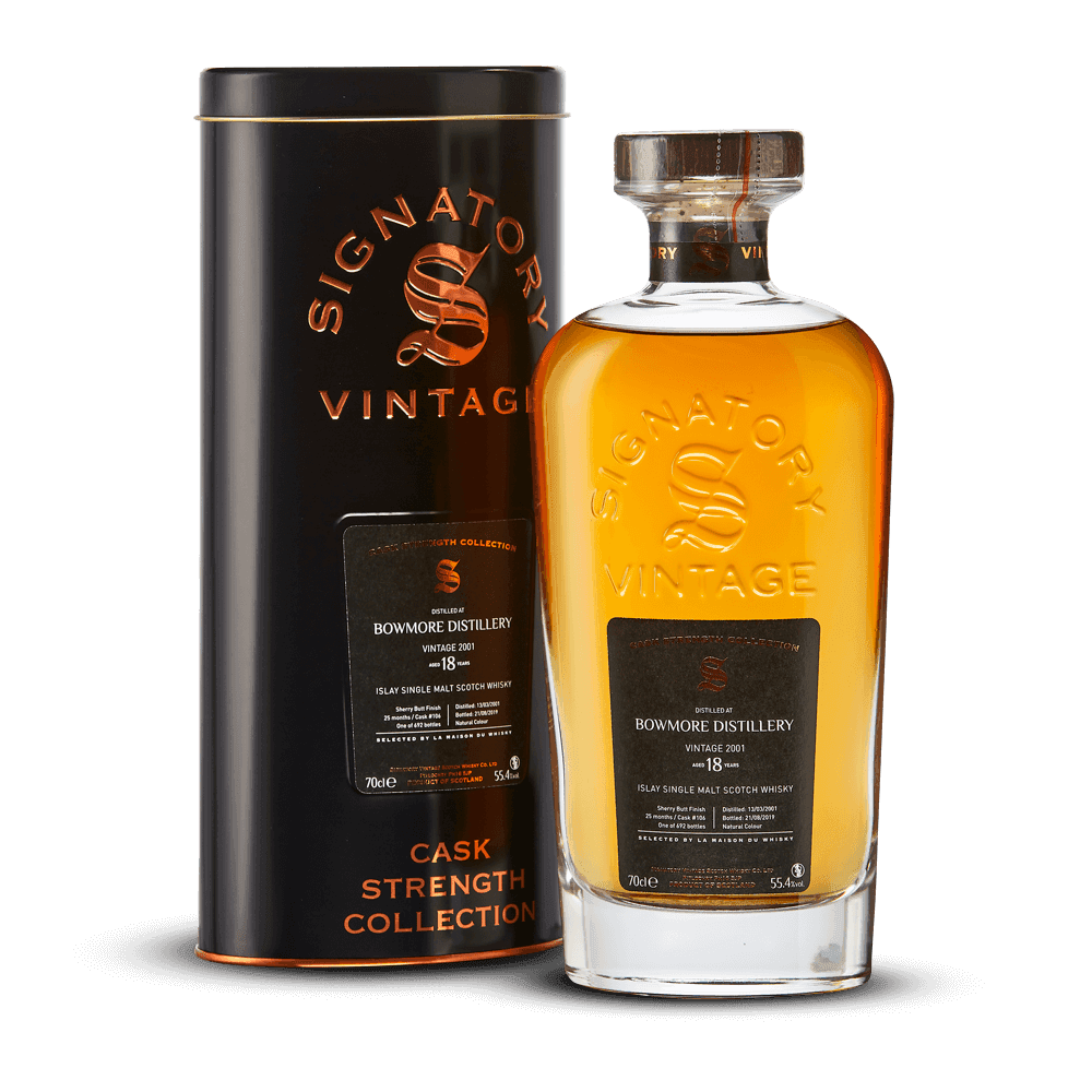 Signatory Vintage Bowmore18 ans 2001 The Little Big Book 55,4%