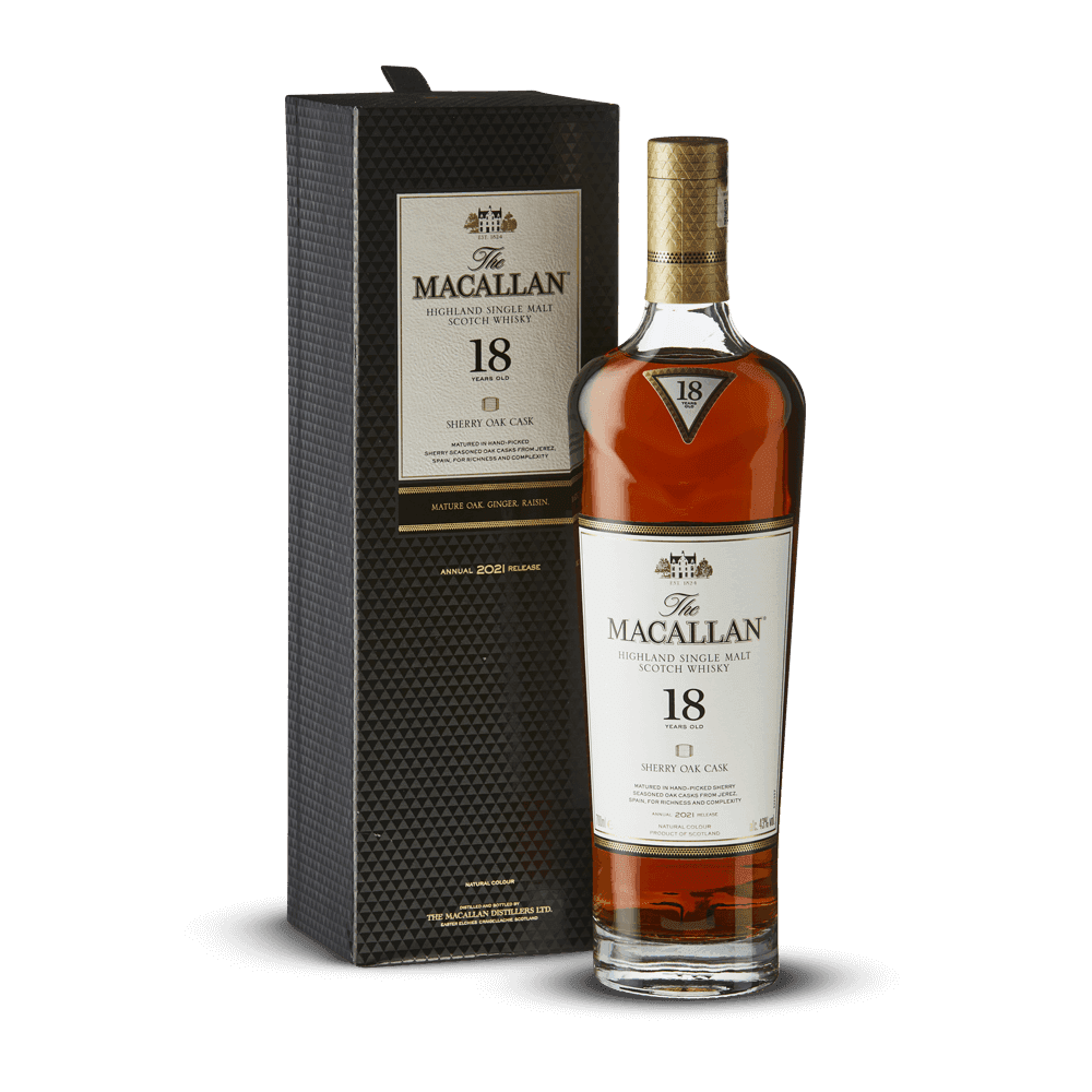 The Macallan 18 ans Sherry Oak 43%