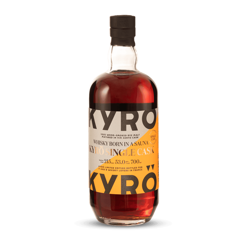 Kyro Wood Smoked Rye Vino Santo Single Cask V and B 53%