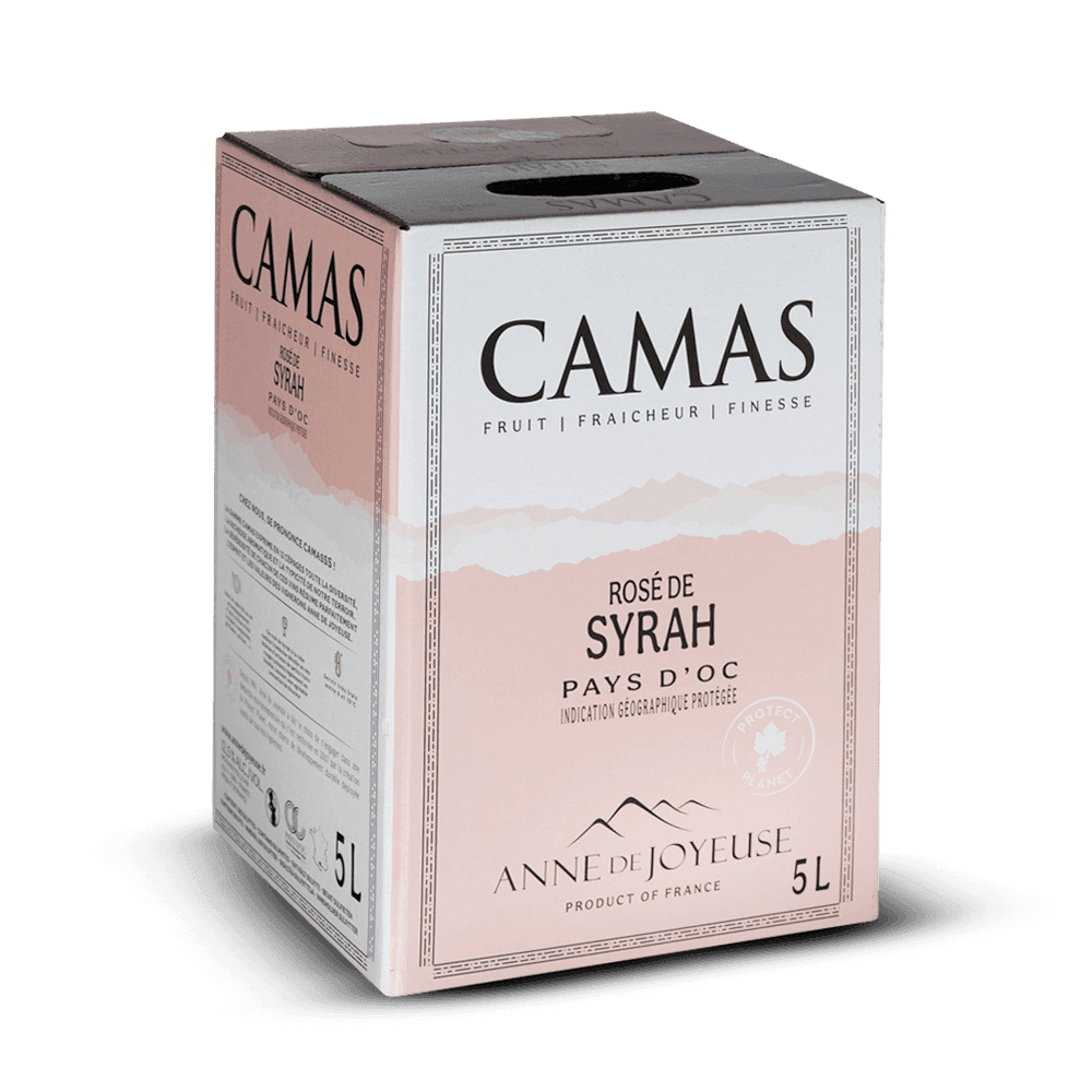 BIB 5L - IGP Pays D'Oc Rosé Camas Syrah