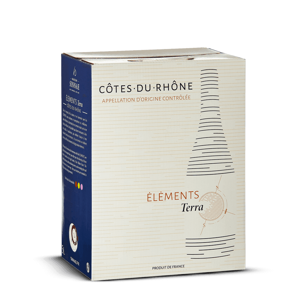 Elements Terra Côtes du Rhone Rouge Bib 5 l