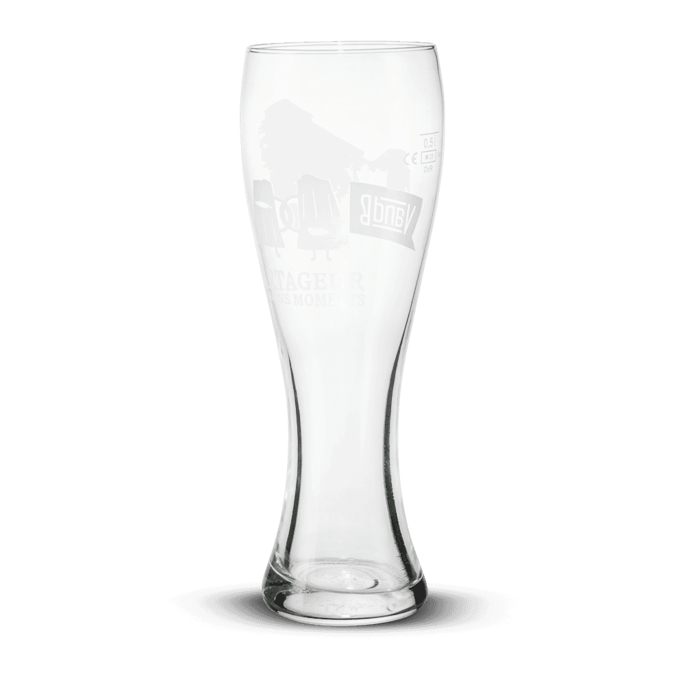 Verre Weissbier V and B 50 cl