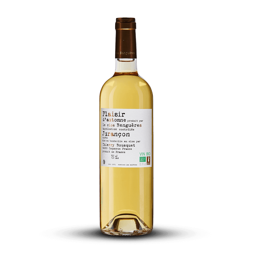Clos Benguères Plaisir d'Automne Jurançon moelleux 2020