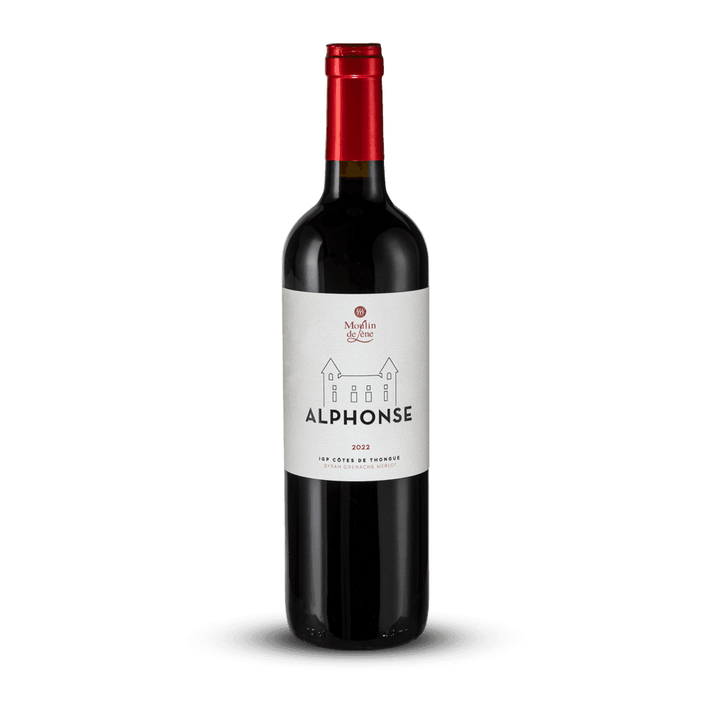 IGP Côtes de Thongue Rouge Alphonse 2022 - Moulin de Lène Famille Frayssinet