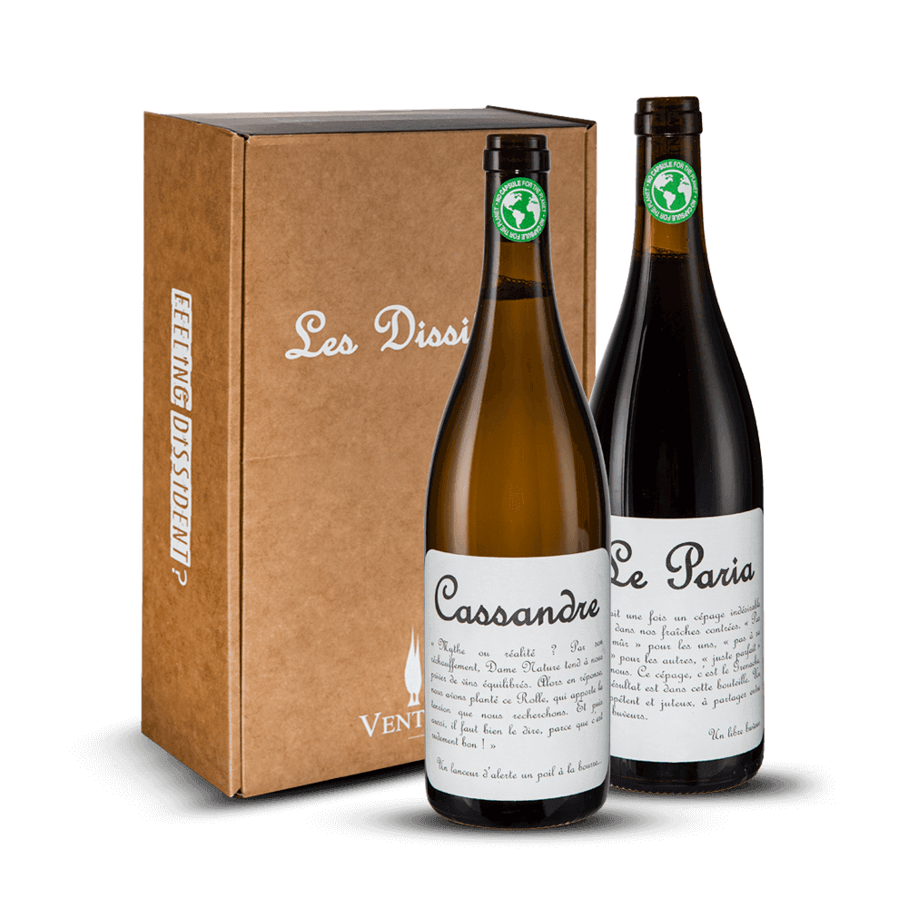 Coffret 2 Bouteilles "Les Dissidents": Cassandre Et Le Paria