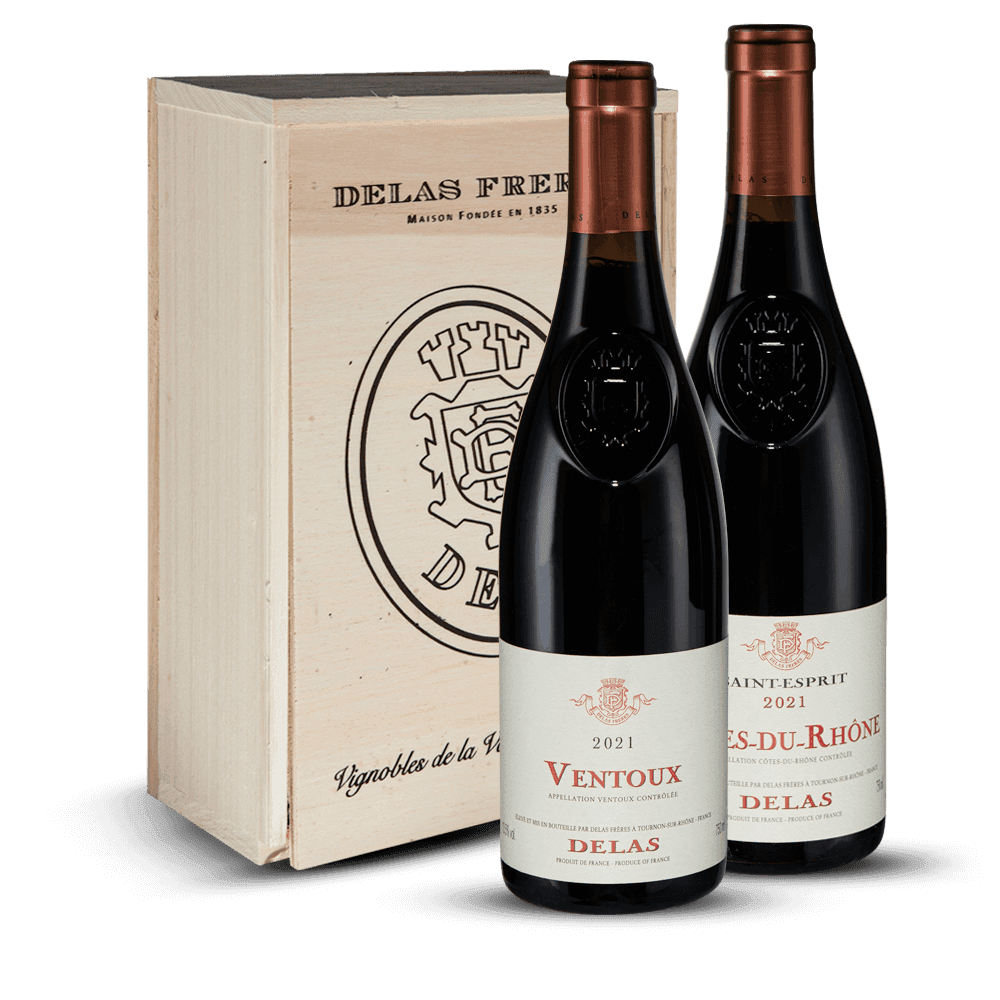 Coffret Delas 2 Bouteilles