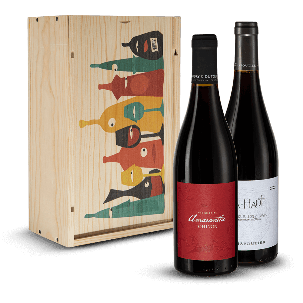 Coffret Vins Bois 2 Bouteilles