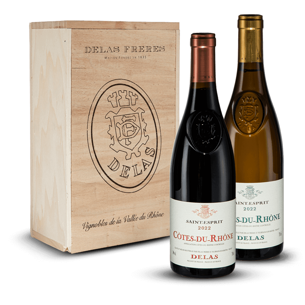 Coffret 2 Bouteilles St Esprit - Delas