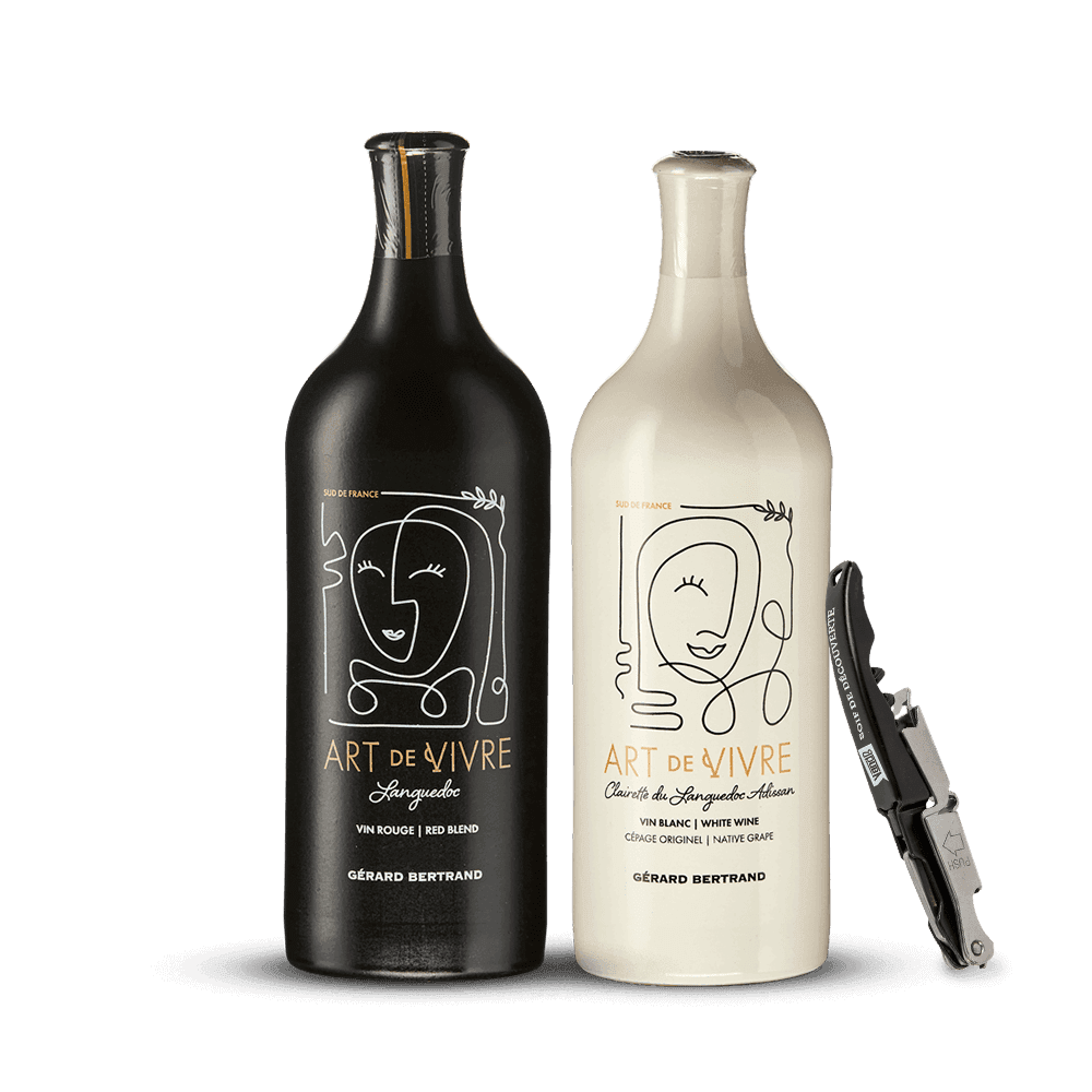 Pack 2 Bouteilles Art de Vivre + 1 Sommelier